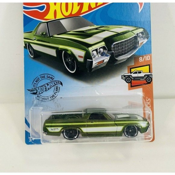 Hotwheels 72 Ford Ranchero HW Hot Trucks 29/250 Toy Car Racecar New in Box - Picture 1 of 6